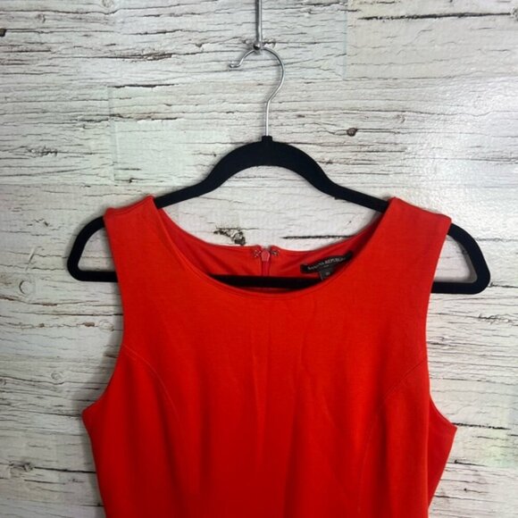 Banana Republic Orange Sheath Midi Dress Cocktail - Picture 3 of 7